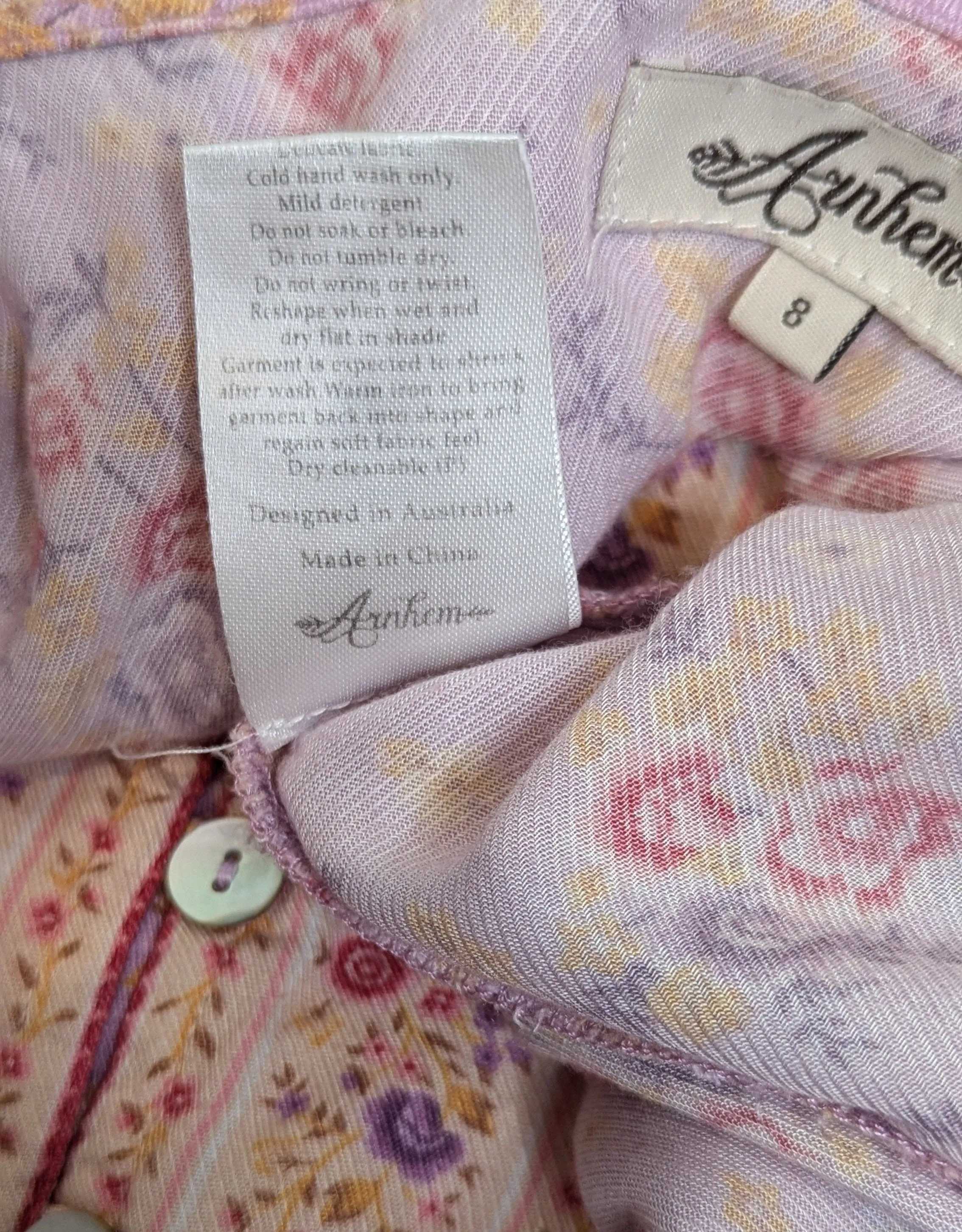 Arnhem Floral 'Harmony' Cropped Cami & Mini Skirt Set in Lilac