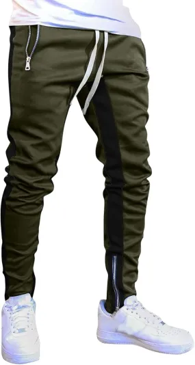 Big and Tall Sweatpants for Men Cargo Sweatpants Stretch Elastic Waist Baggy Workout Jogger Pants Drawstring Straight
