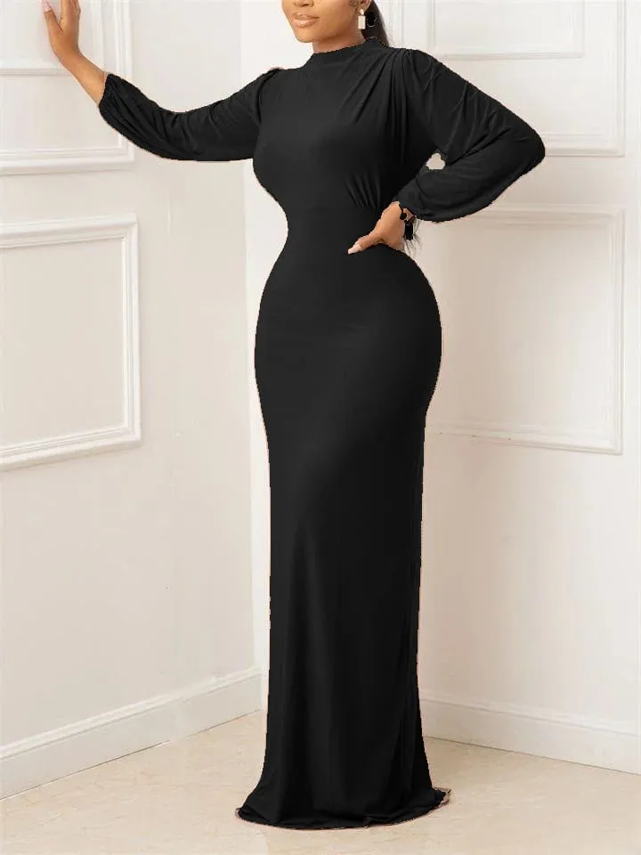Black Relaxed Dress
