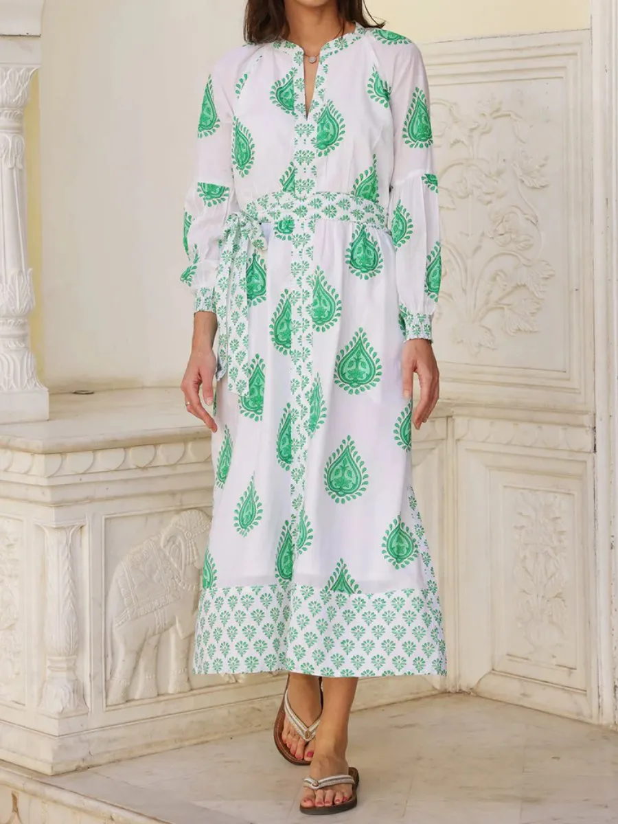 Block Print Dress