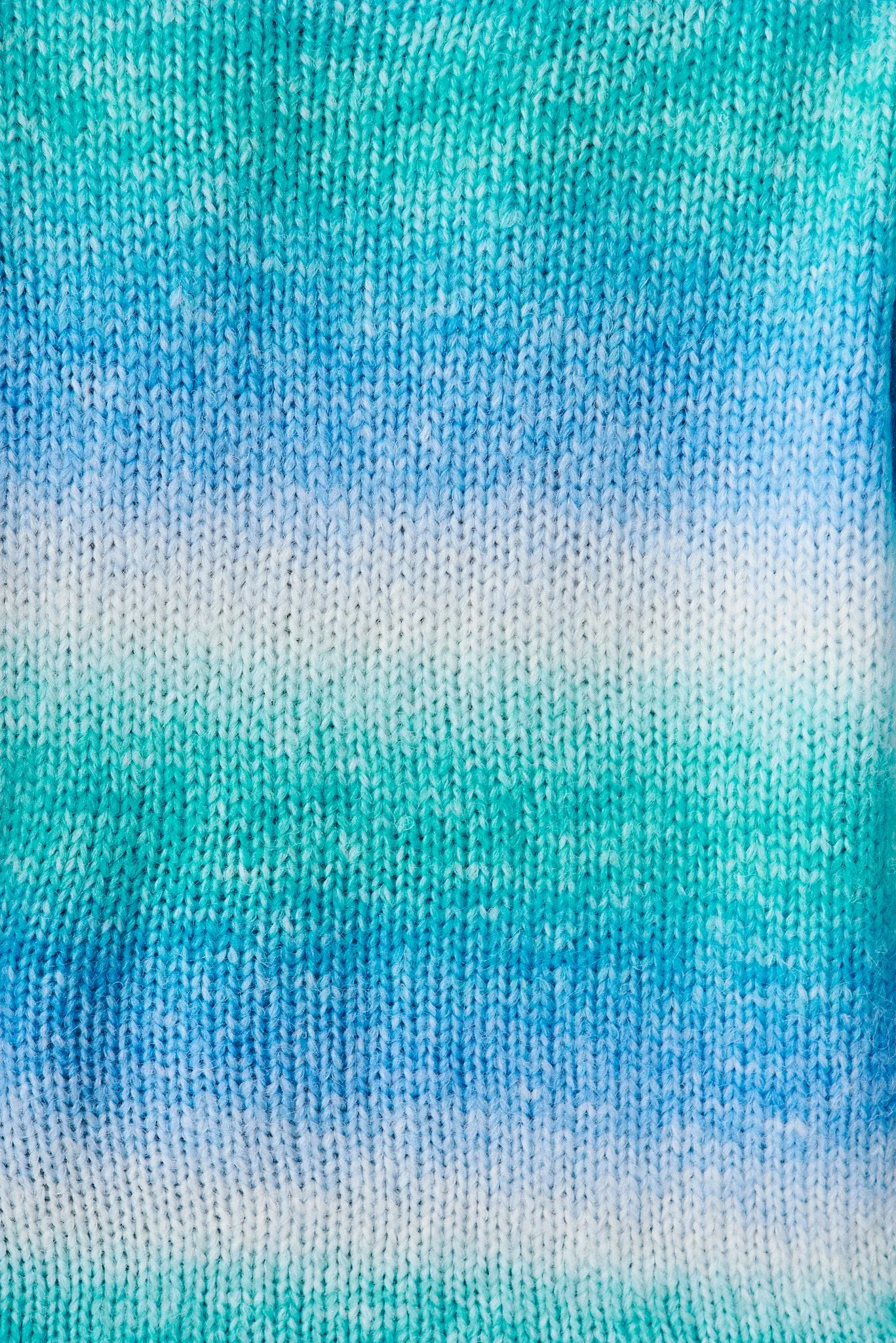 Bluestar Knit Cardigan In Mint With Blue Wool Blend