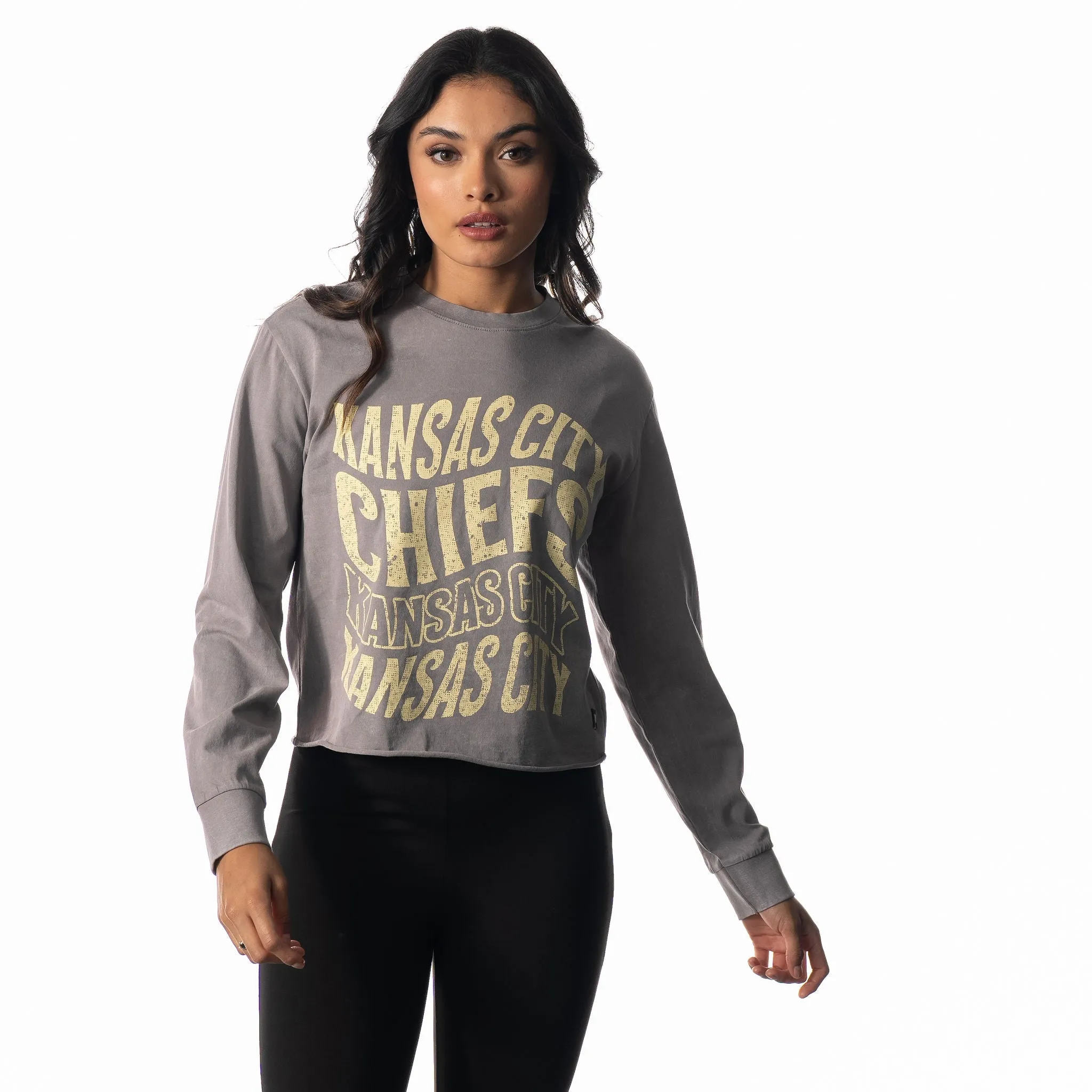 Chiefs L/S Tee- Grey