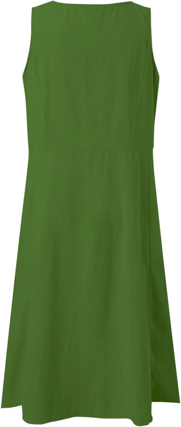 Cotton Linen Maxi Dress for Women 2025 Summer Dresses Boho Casual Beach Sleeveless Maxi Sundresses with Pockets