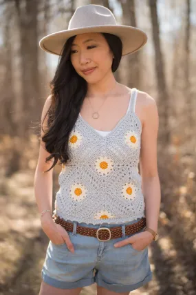 Crochet Kit - Breezy Days Daisy Tank Top