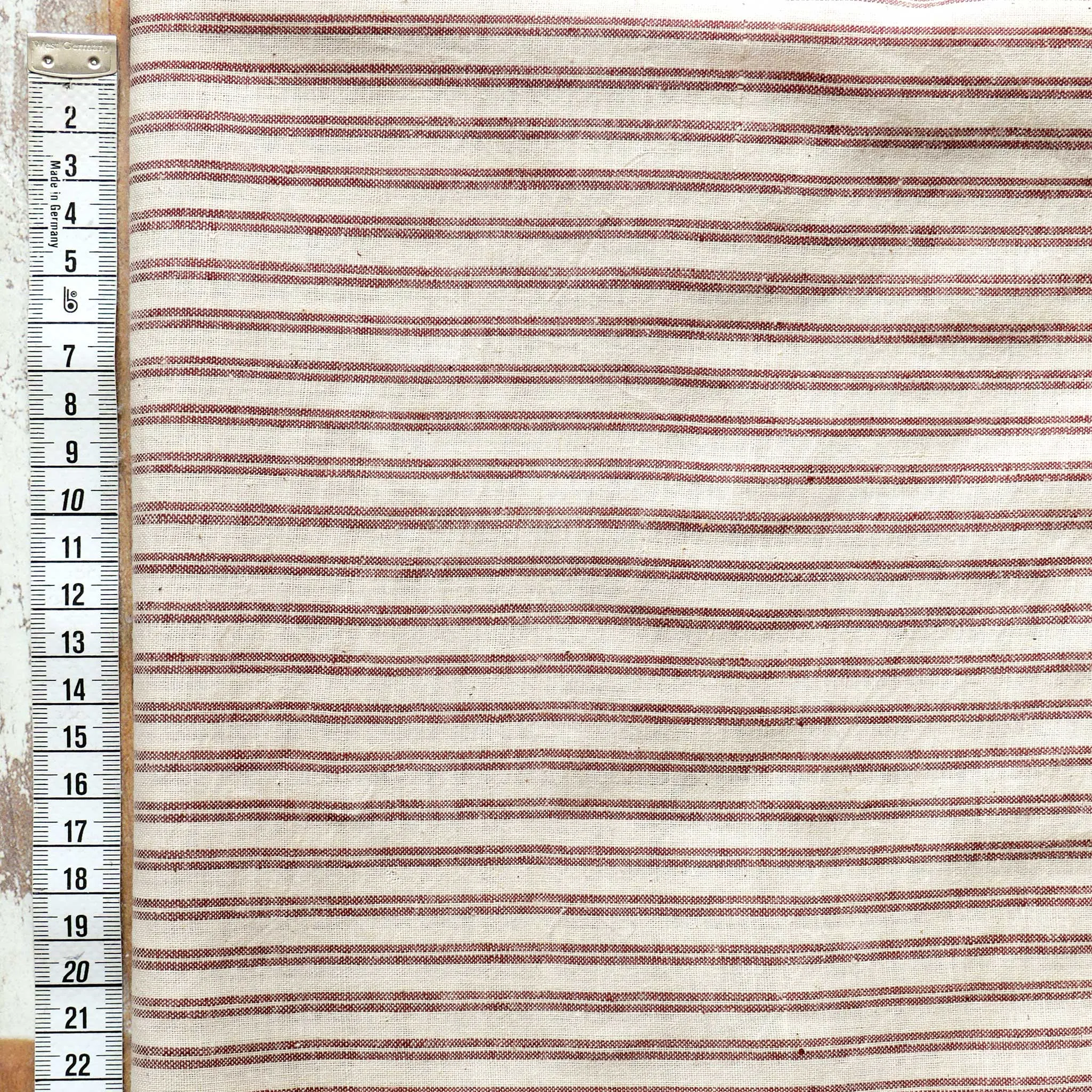 Double Stripe Cotton Chestnut