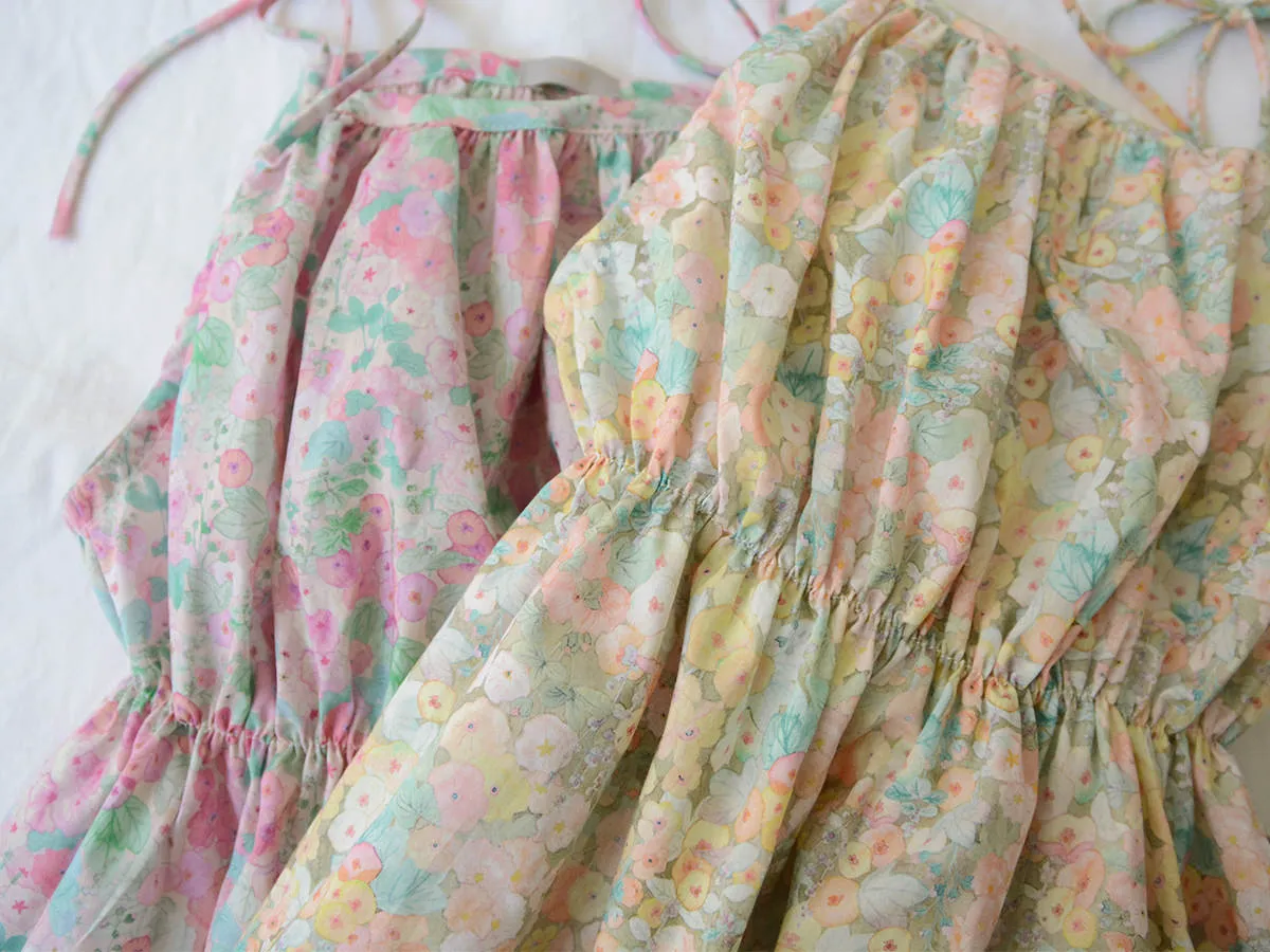 Esme Sundress, Pink Flower