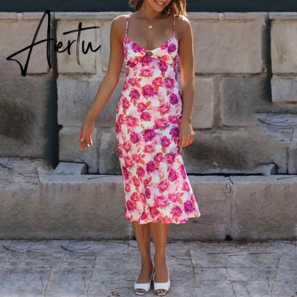 Hollow Out Sexy Straight Midi Elegant Summer Beach Pink Sundress Vestido Femme Robe Party Elegant Sleeveless Dress