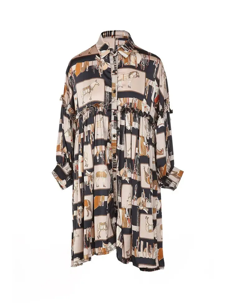 Horse Print Dress