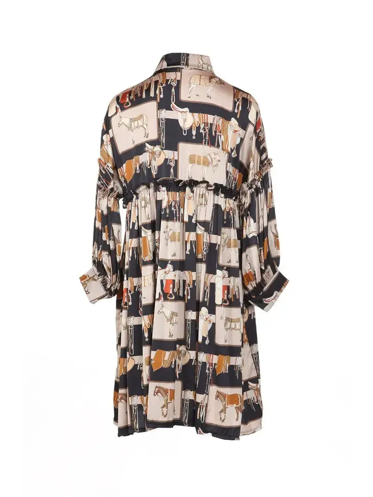 Horse Print Dress