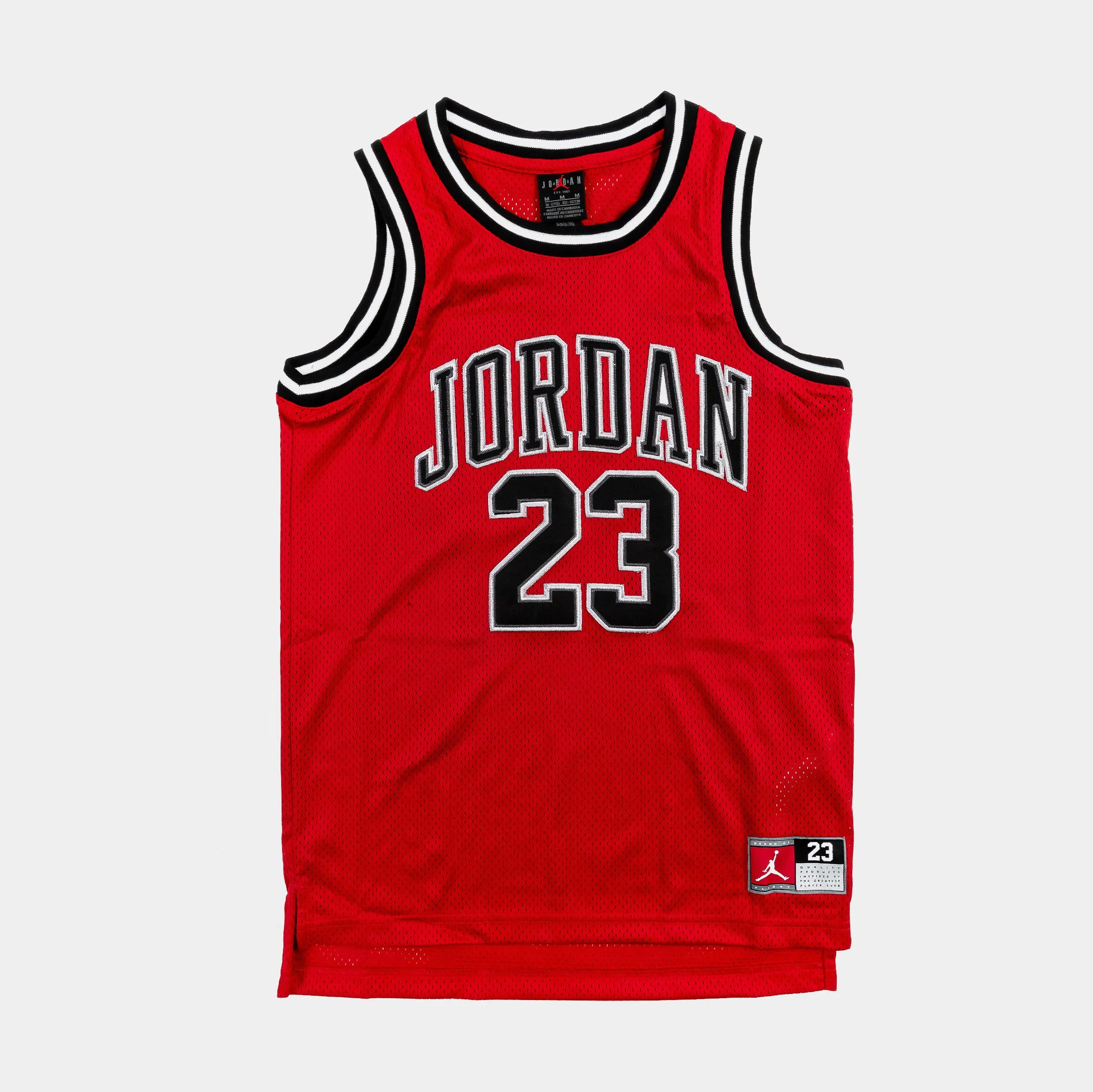 JDN 23 AOP Tank Grade School Jersey (Red)
