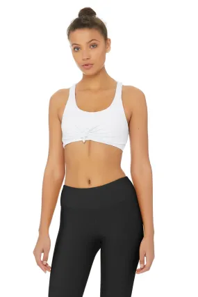 Knot Bra - White