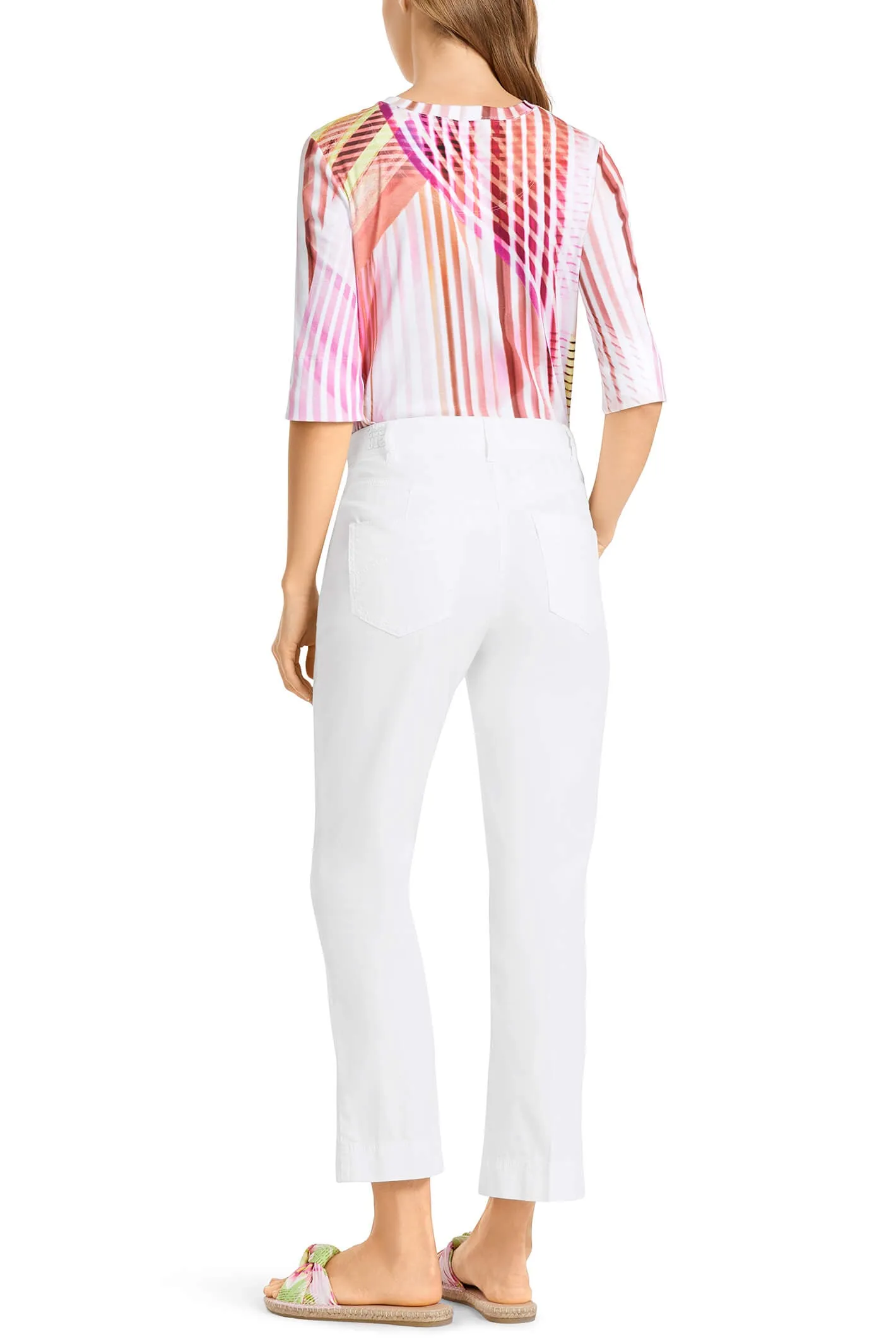 Marc Cain Sports US 81.43 W62 100 White Trousers
