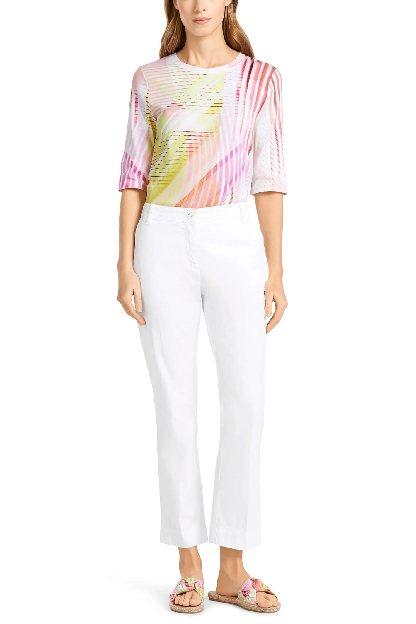 Marc Cain Sports US 81.43 W62 100 White Trousers
