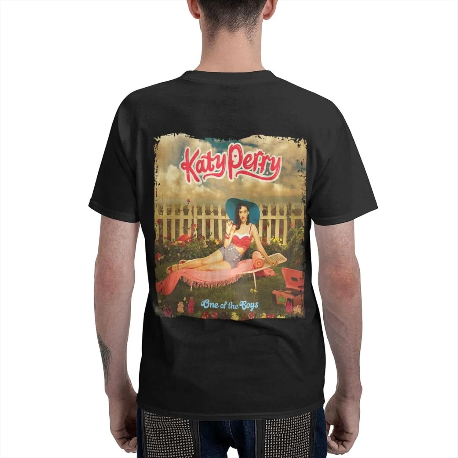Men T Shirt Short Sleeve Crewneck Tee Summer Beach Tops Comfortable Cotton Shirt