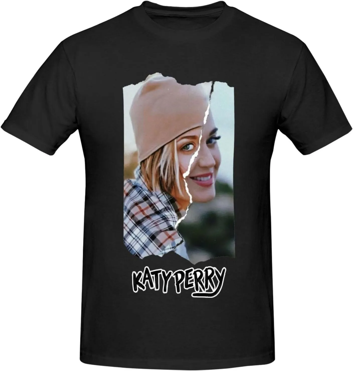 Men T Shirt Short Sleeve Crewneck Tee Summer Beach Tops Comfortable Cotton Shirt