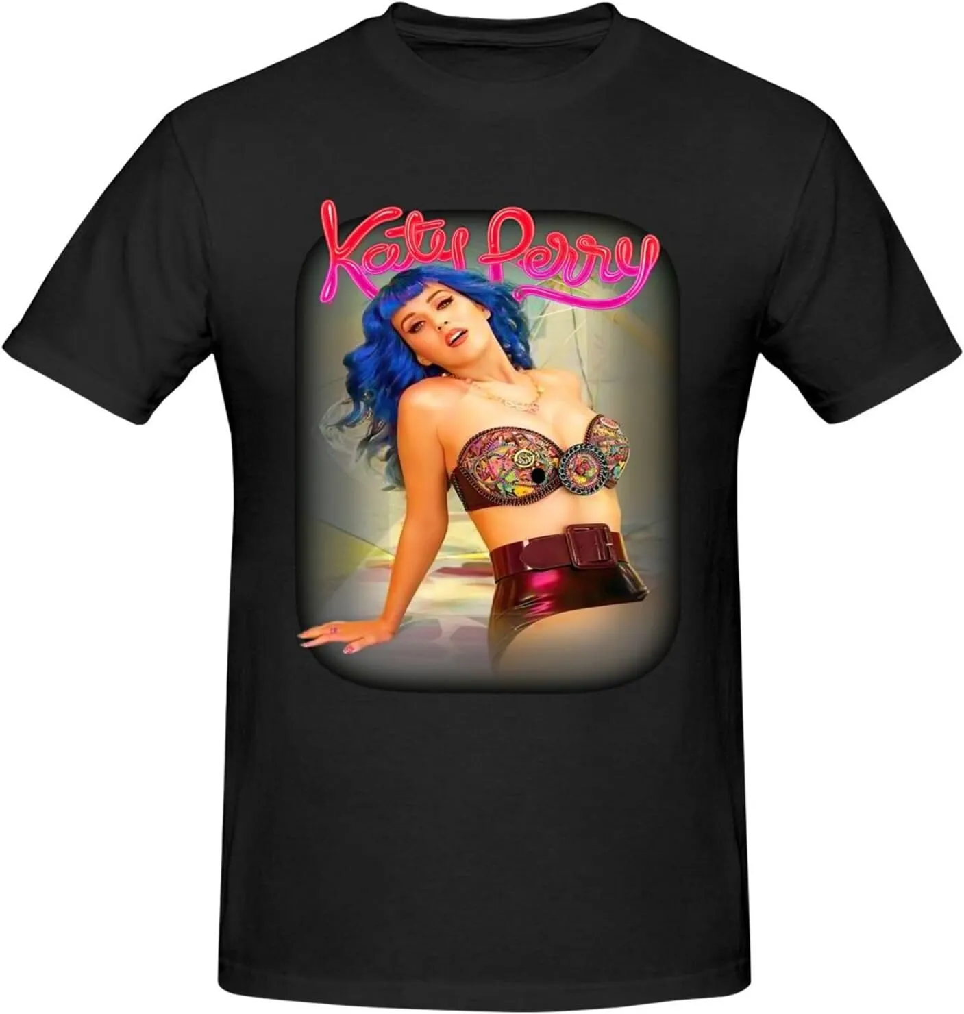 Men T Shirt Short Sleeve Crewneck Tee Summer Beach Tops Comfortable Cotton Shirt