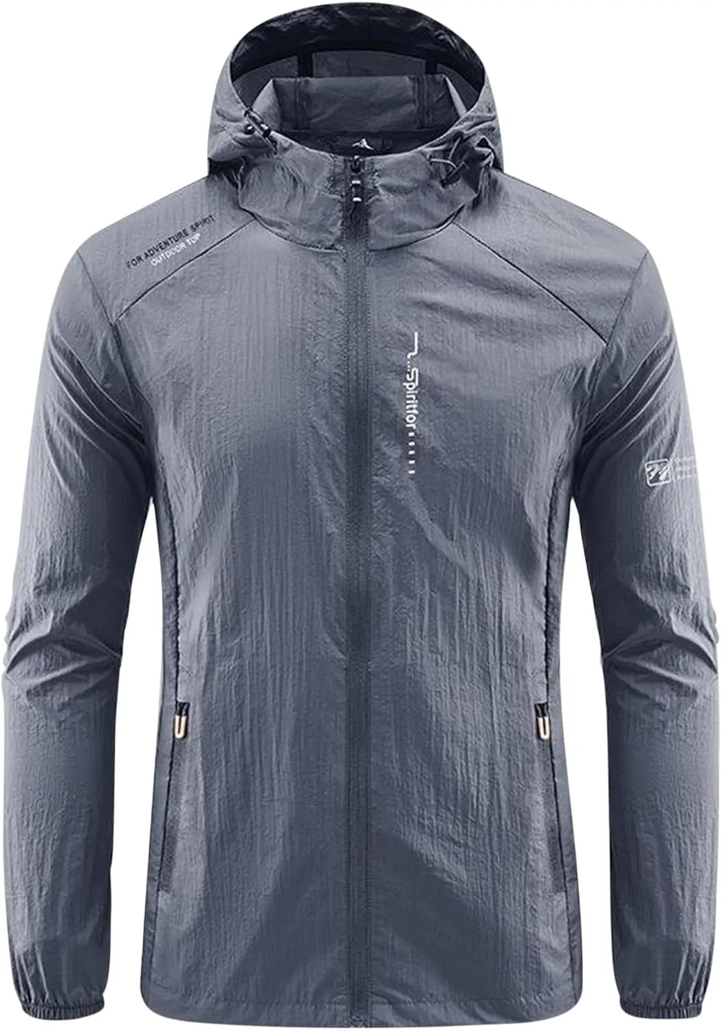 Men's Hoodie Jackets Outdoor Waterproof Hooded Lightweight Tactical Jacket Water Resistant Soft Shell Winter Coats