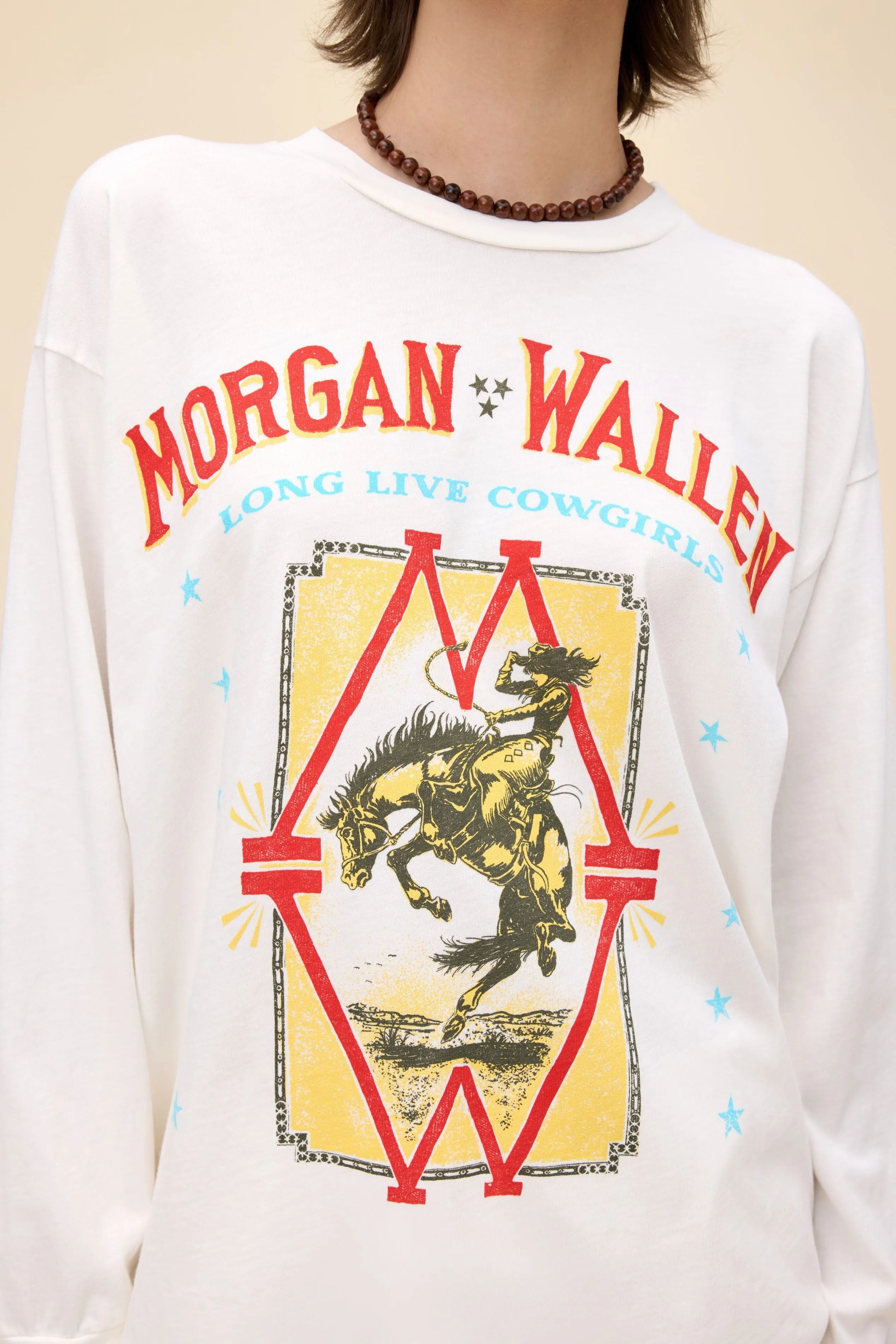 morgan wallen long live cowgirls relaxed long sleeve