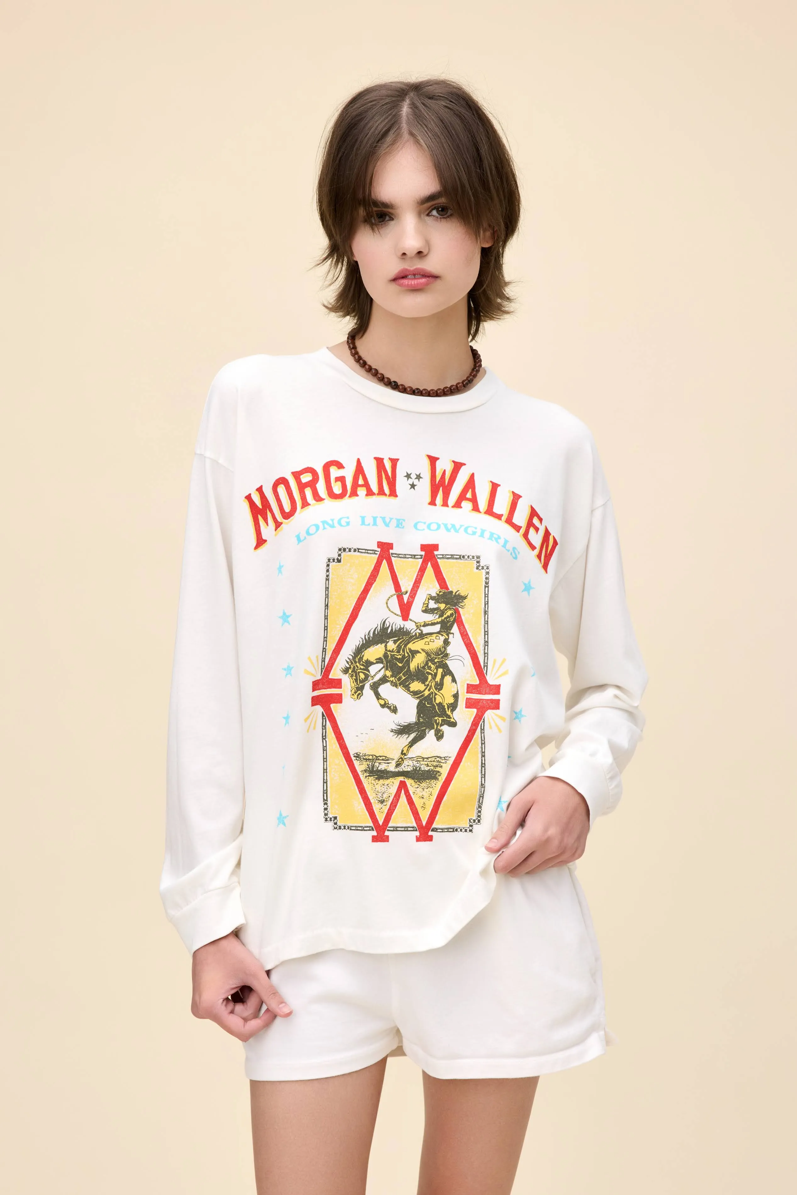 morgan wallen long live cowgirls relaxed long sleeve