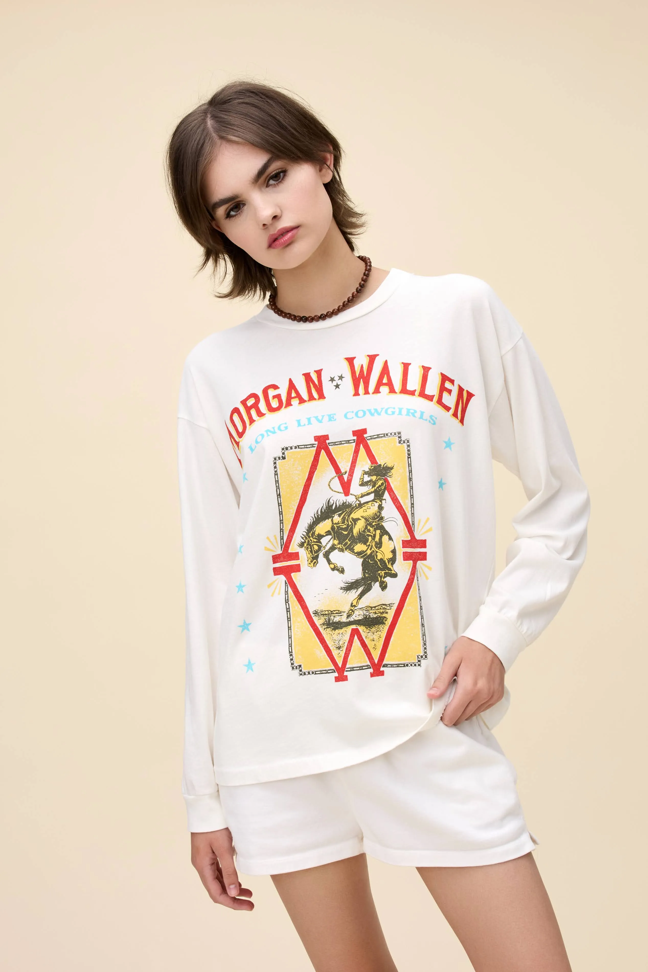 morgan wallen long live cowgirls relaxed long sleeve