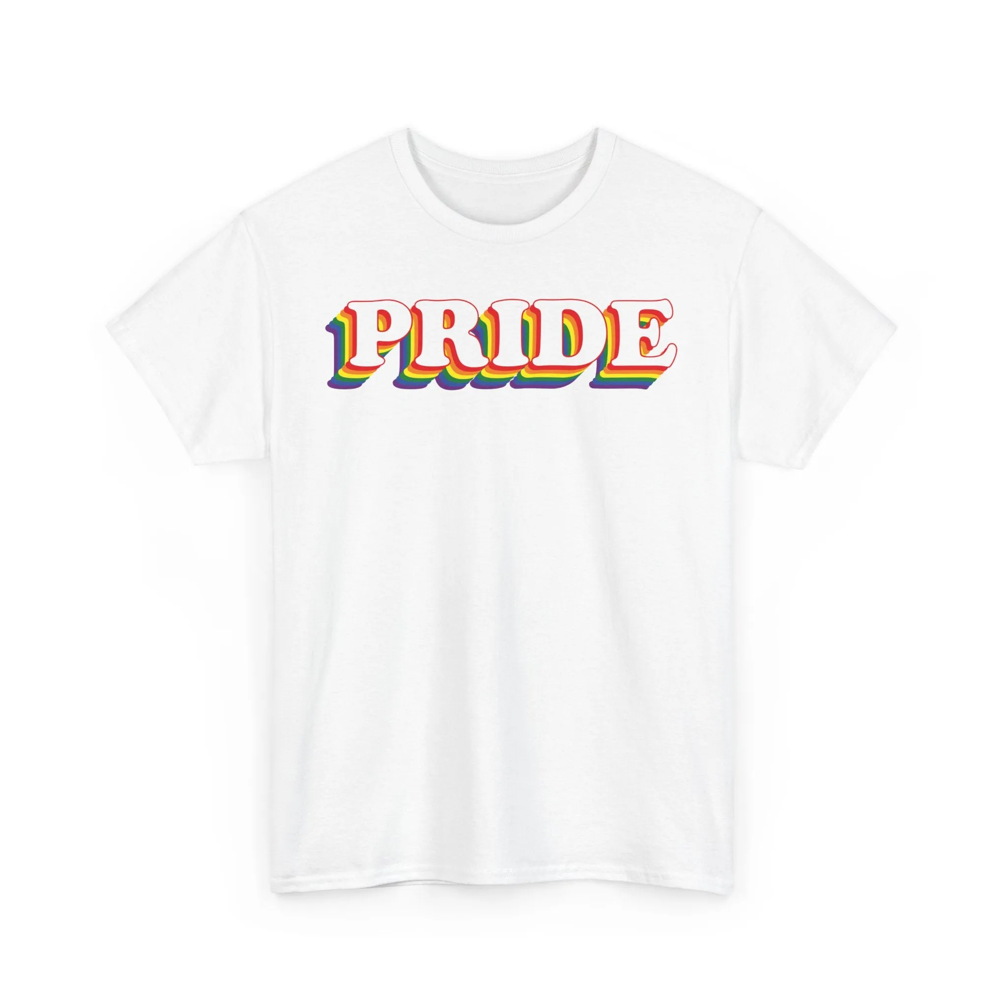 Pride Unisex Heavy Cotton Tee - Celebrate Love & Inclusivity