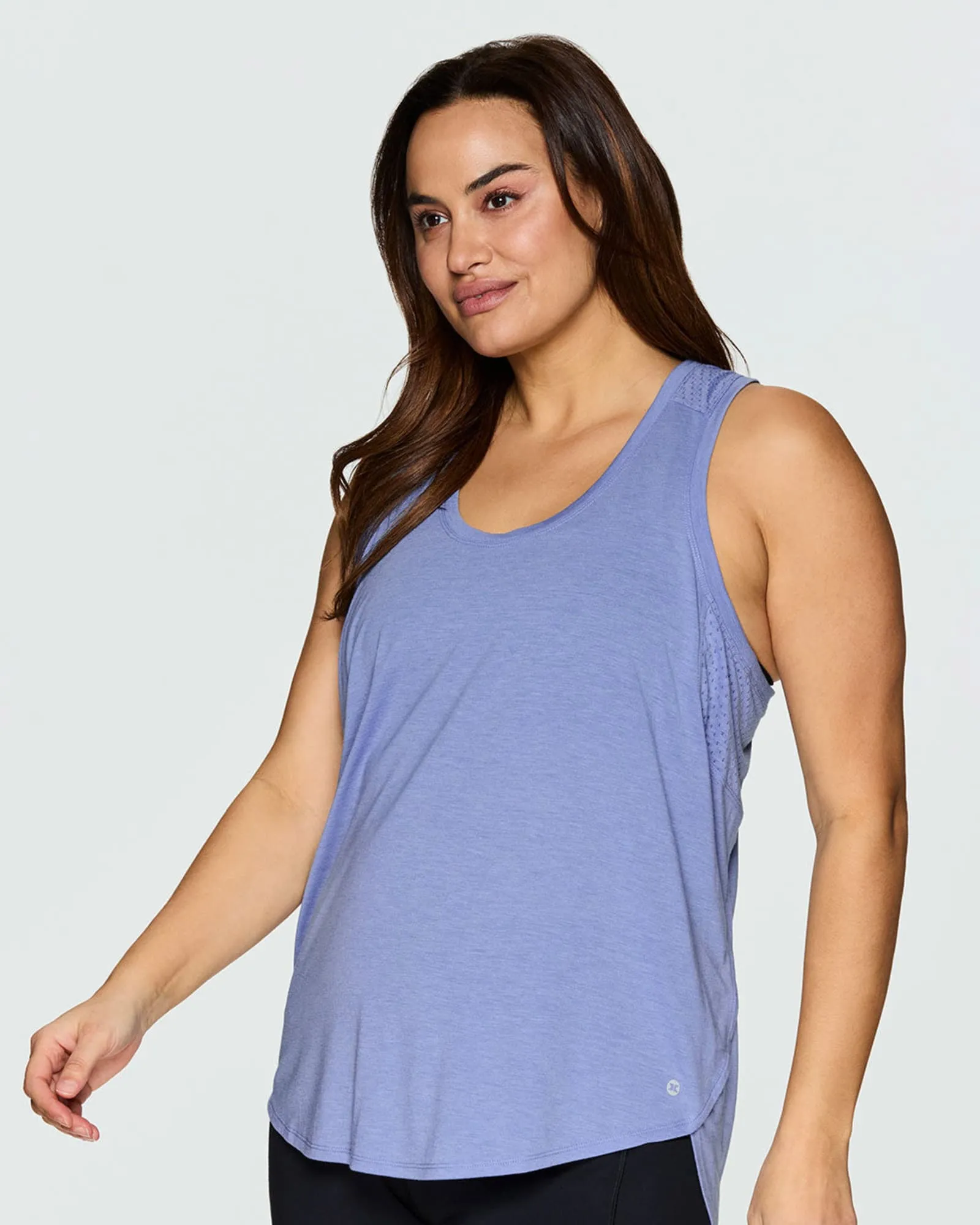 Prime Breezy High Low Tank | Light Purple