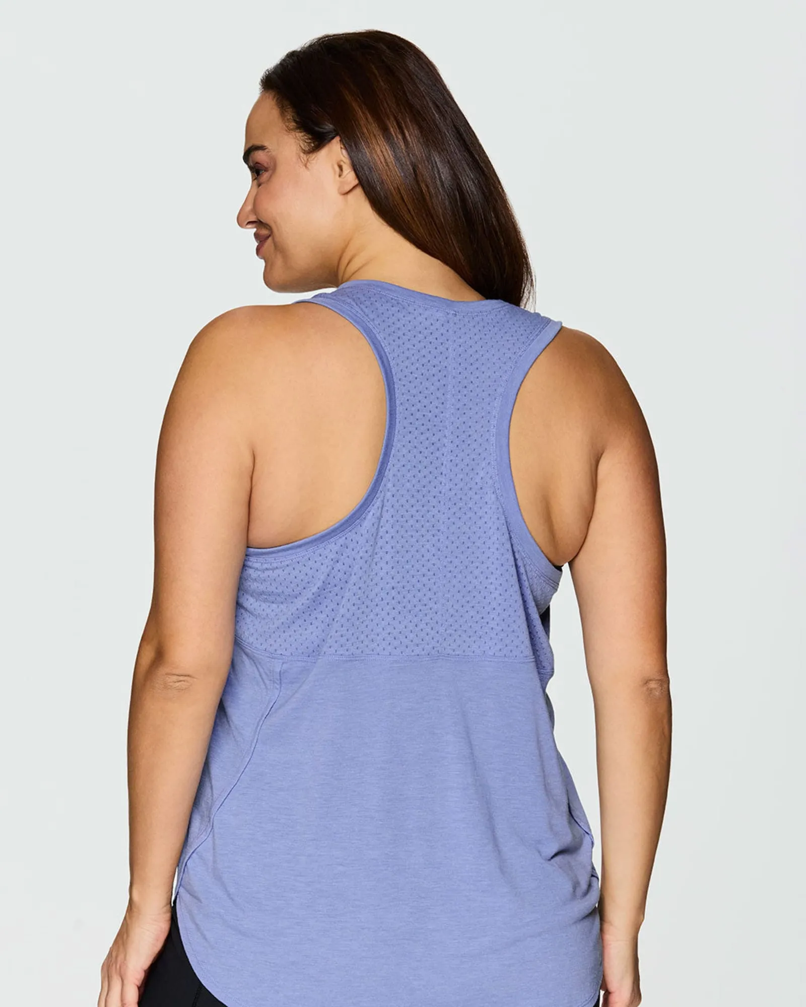 Prime Breezy High Low Tank | Light Purple