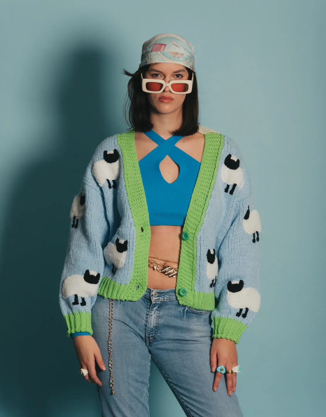 Sheep cardigan