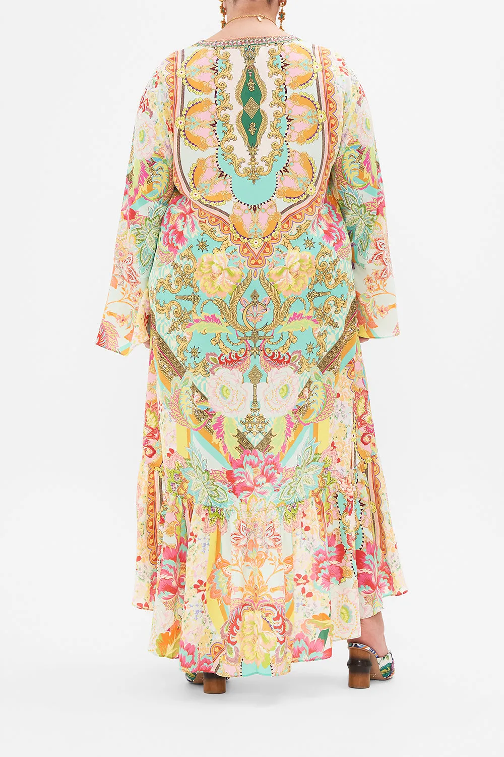 SHORT DRESS WITH HIGH LOW HEM AN ITALIAN WELCOME
