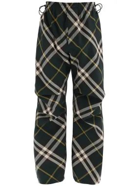 Technical Check Twill Trousers