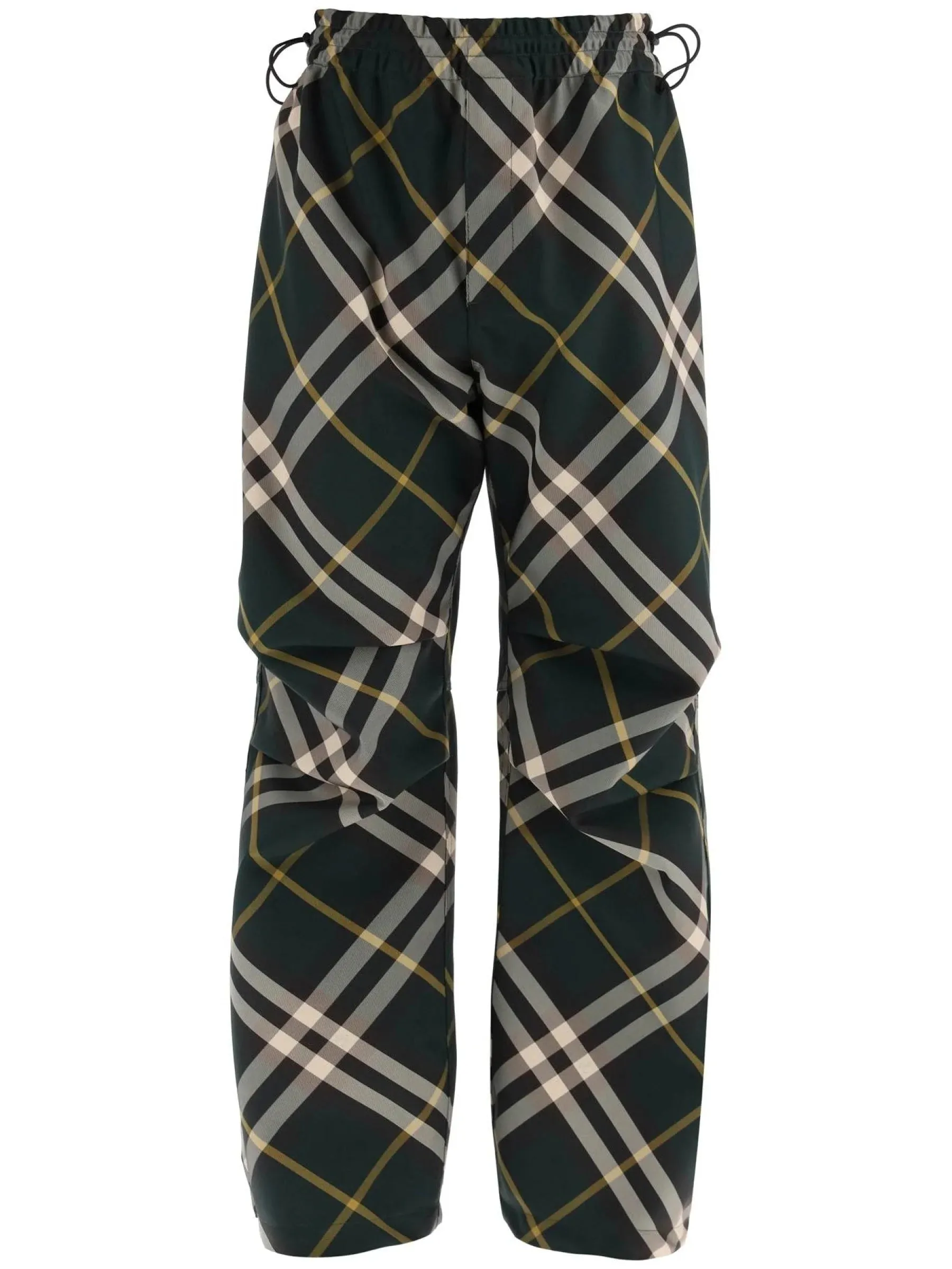 Technical Check Twill Trousers
