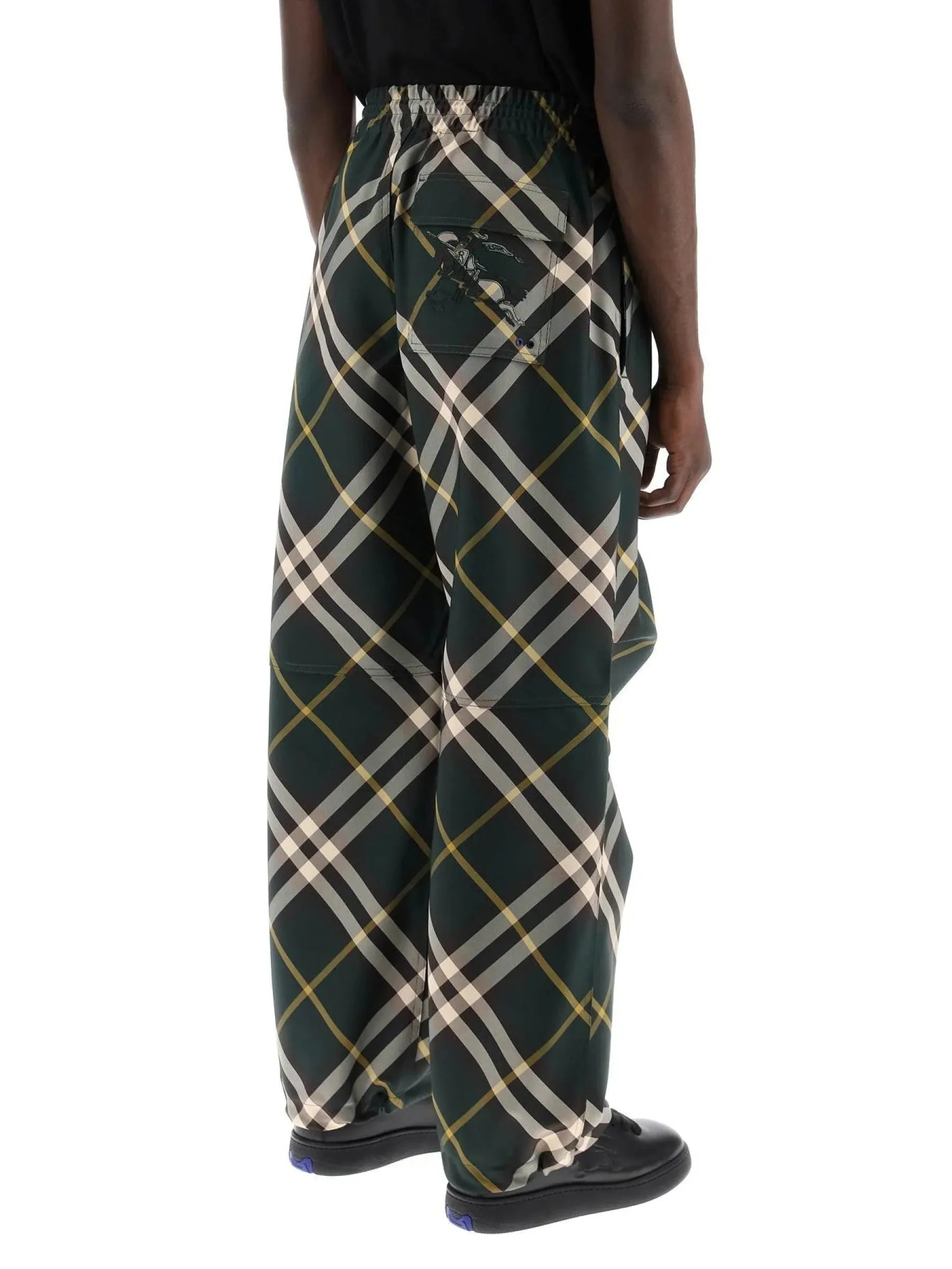Technical Check Twill Trousers