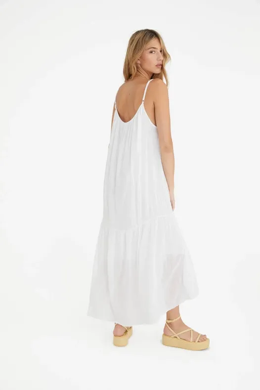 The Lyla Dress In White