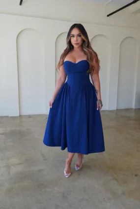 Tiana Sundress with Pockets - Navy