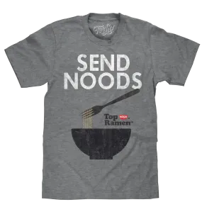 Top Ramen Send Noods T-Shirt - Gray