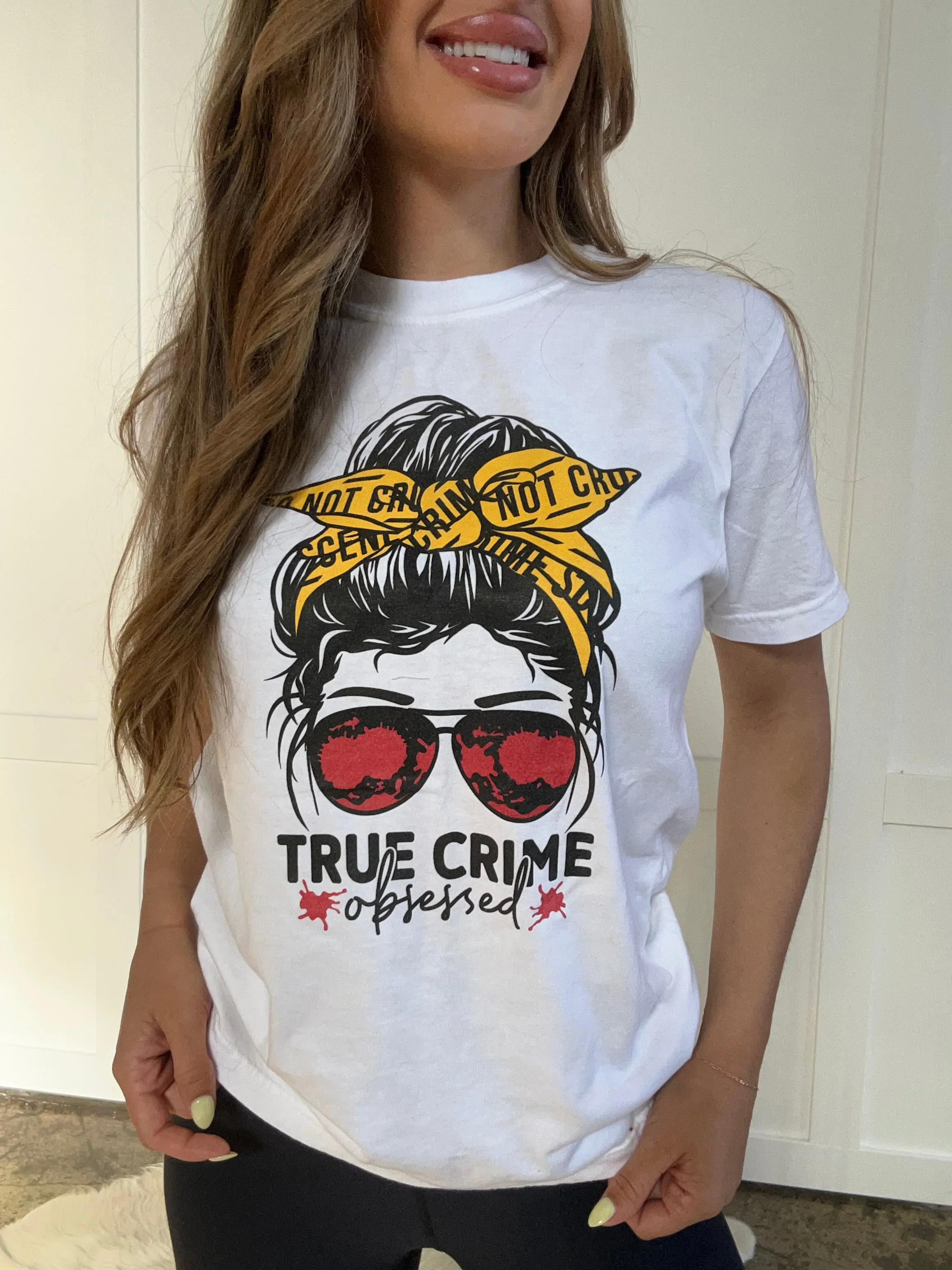 True Crime Enthusiast Graphic T-Shirt