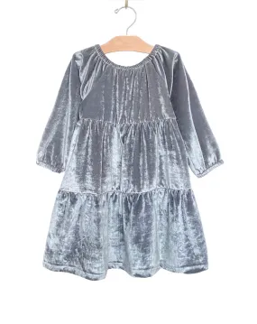 Velour Tiered Dress | Stillwater