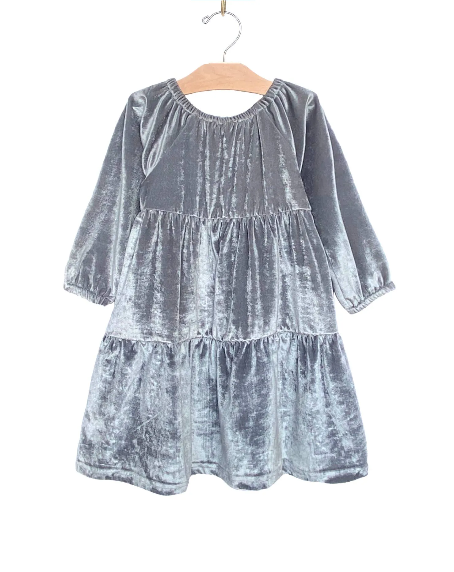 Velour Tiered Dress | Stillwater
