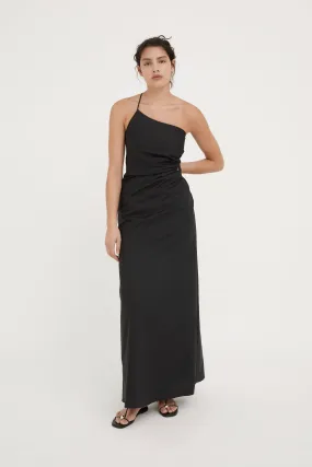 VERA COTTON SUNDRESS- BLACK