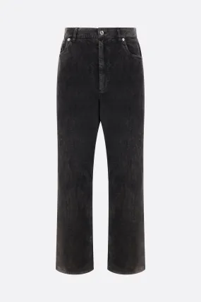 Wide-Leg Corduroy Trousers