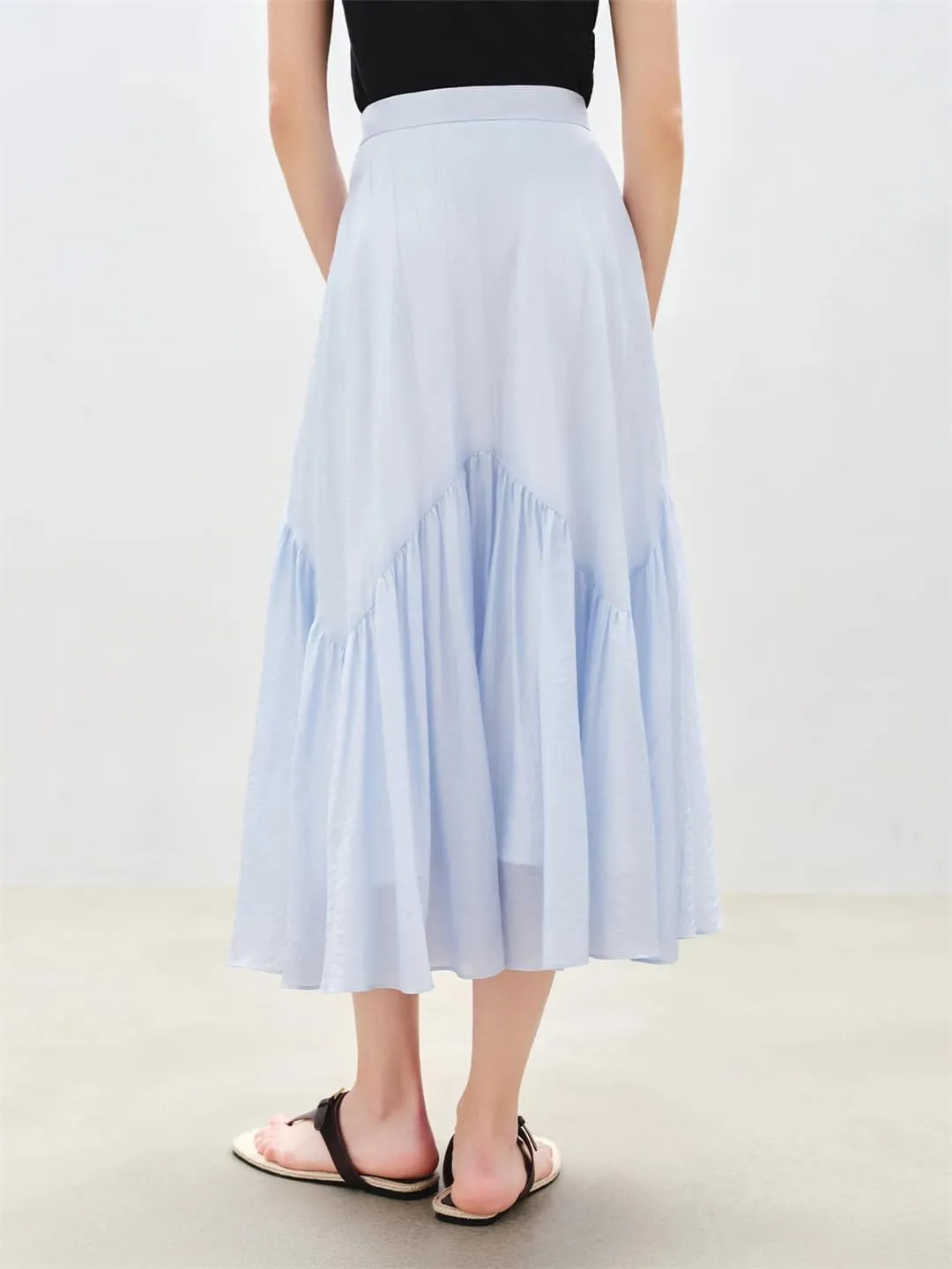 Women Skirt Style Light Elegant Mid-Length Casual Skirt