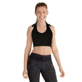 Women's Johnny Collar Cropped Top