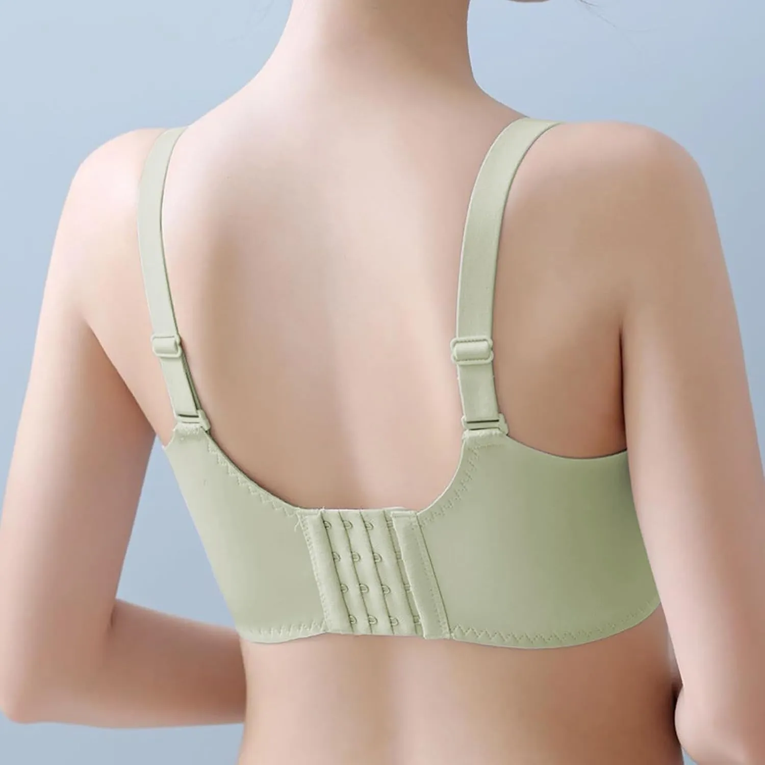 Women's Lace Push Up Bra Print Solid Color Super Gather Lightweight Everyday Bra Breathable Wirefree Trendy Underwear