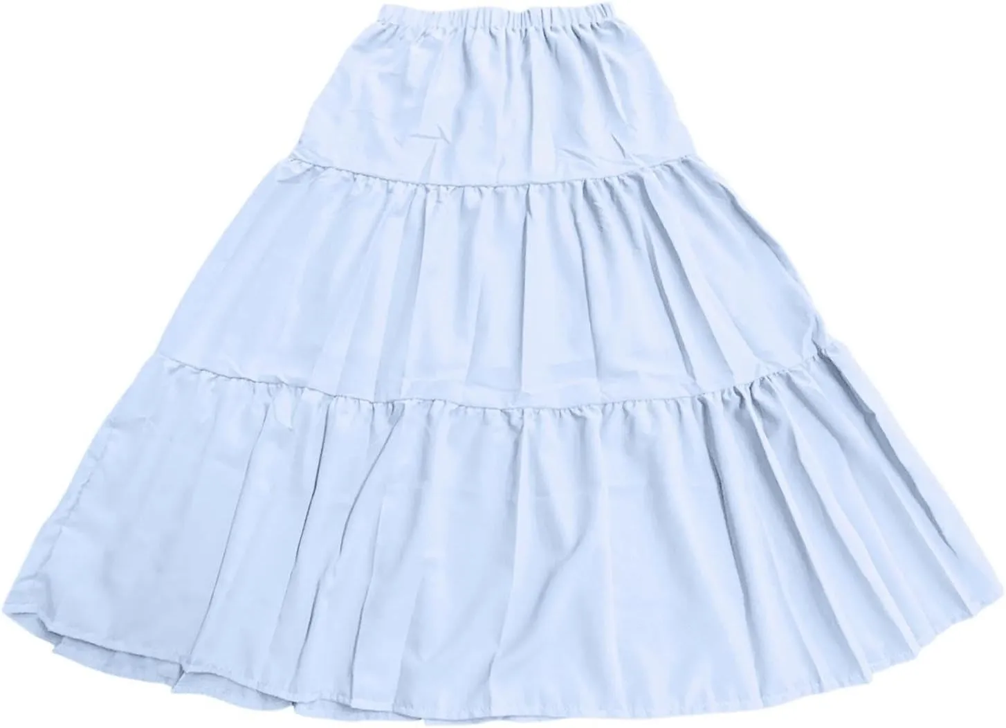 Womens Summer Boho Flowy Swing Tiered A-Line Maxi Skirt 2025 Fashion Trendy Elastic Waist Pleated Long Beach Dress