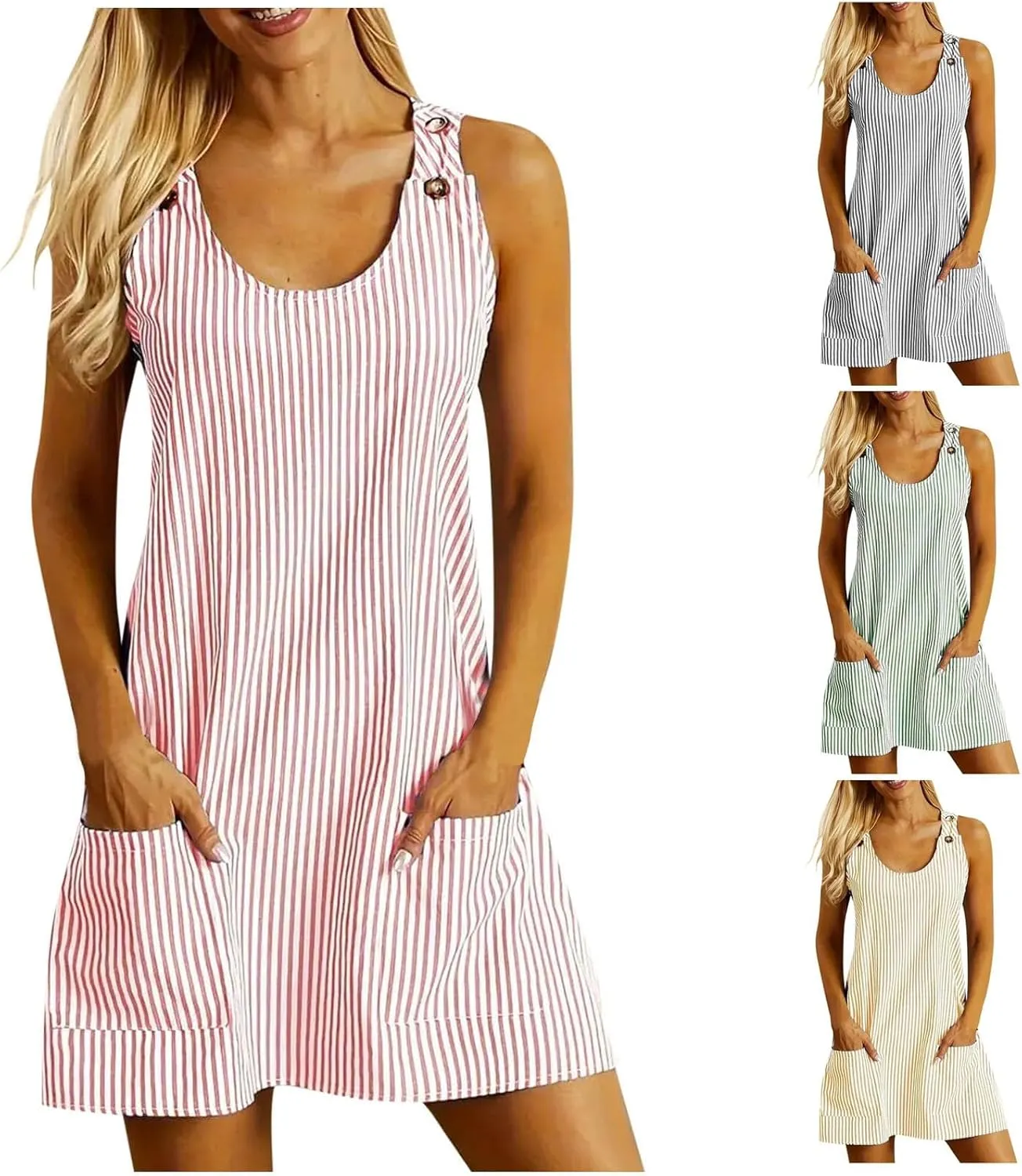 Womens Tennis Dress 2025 Trendy Summer Casual Loose Athletic Workout Exercise Mini Romper Dresses in Shorts S-3XL