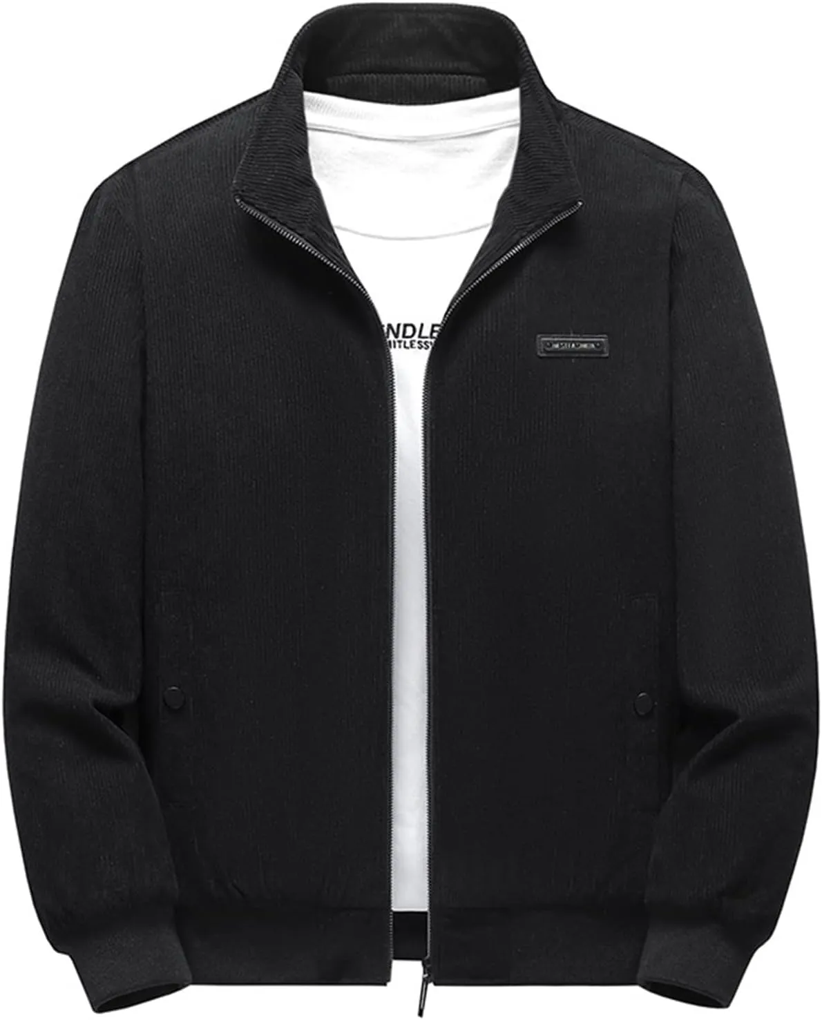 Ymosrh Light Jacket Mens Thickened Jacket Large Size Solid Color Lapel Loose Lambswood Jacket Jackets for Men Hoodie